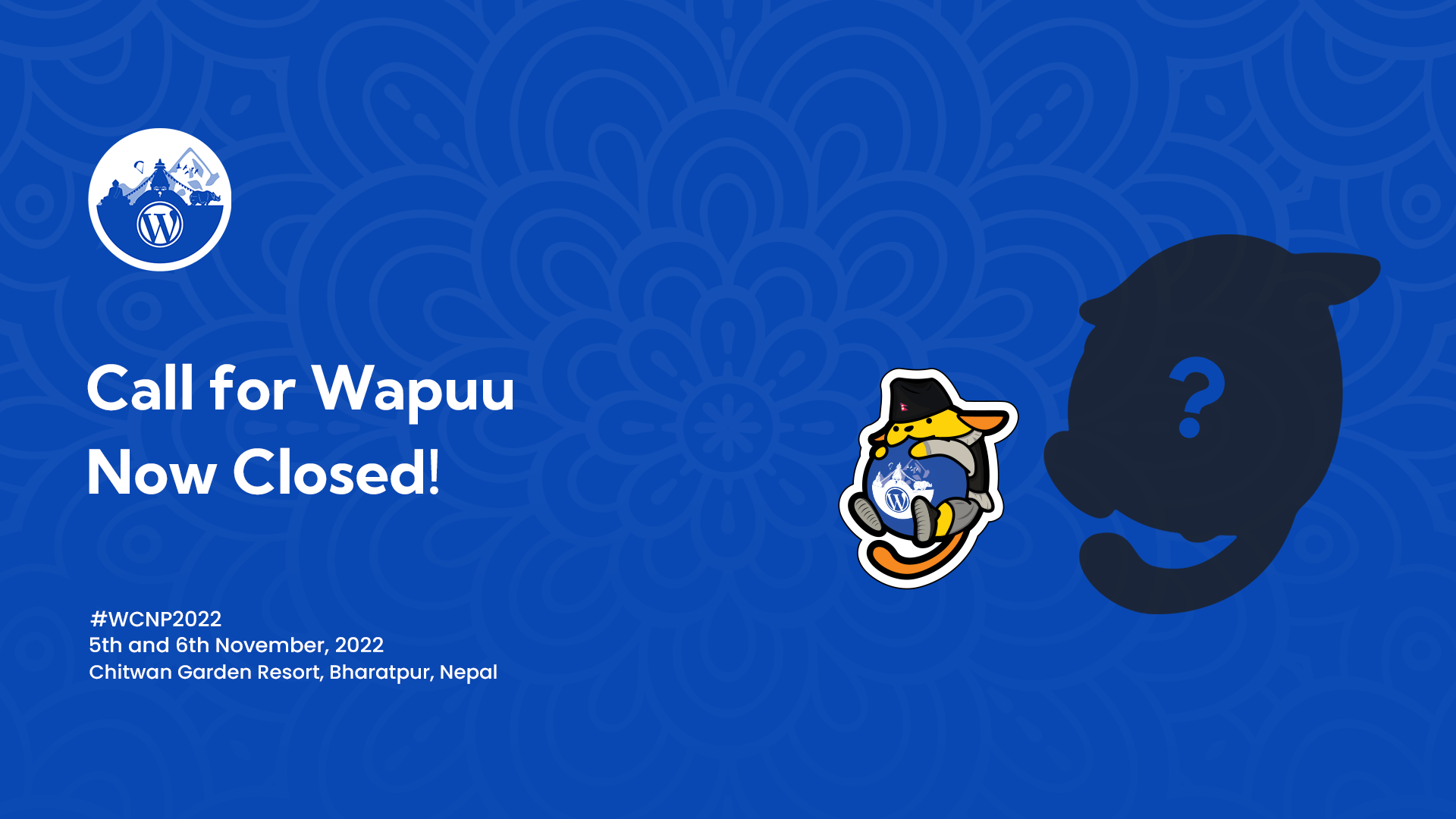 Call for Wapuu – Closed