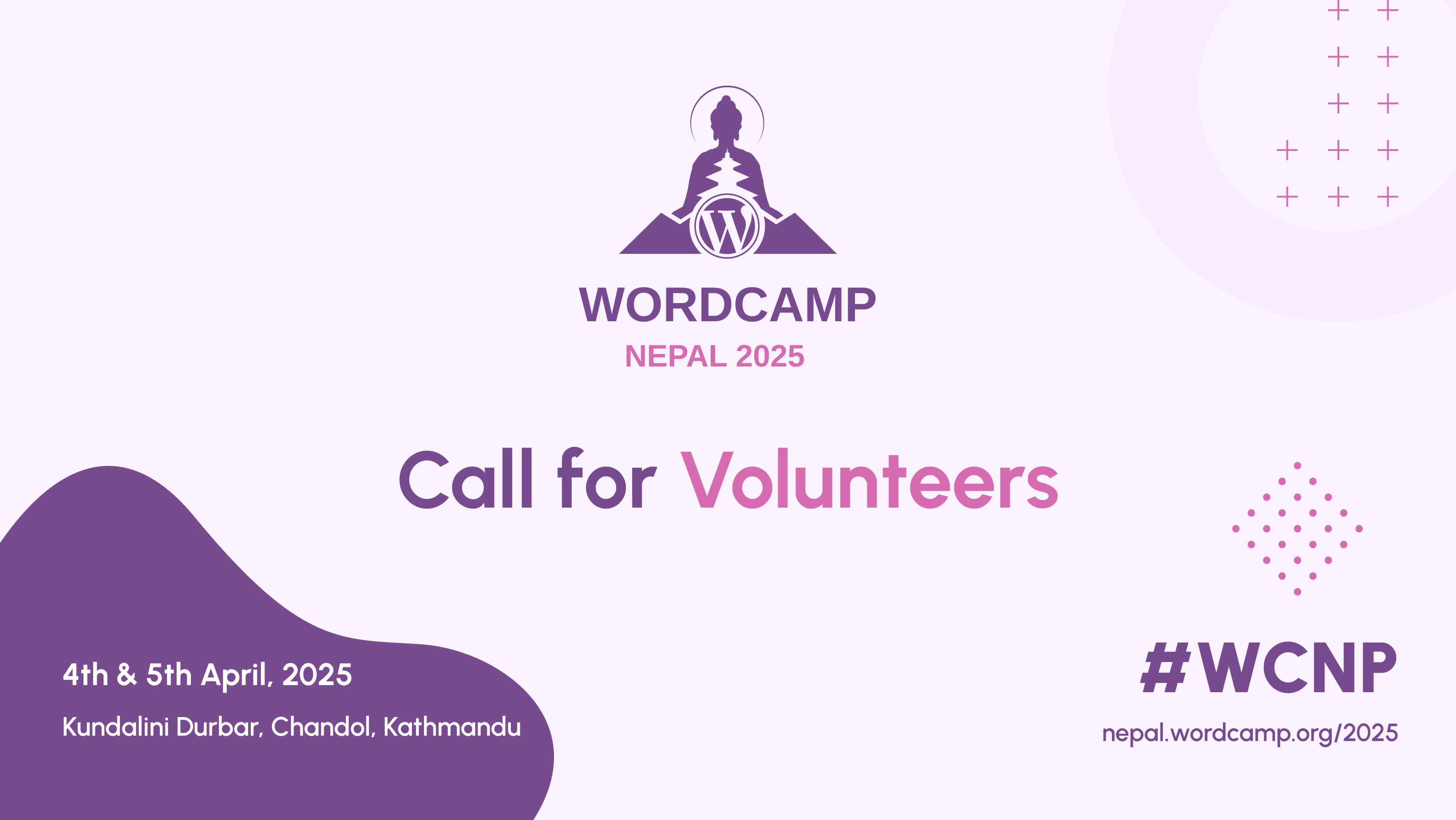 Be Part of the Action: Volunteer for WordCamp Nepal 2025