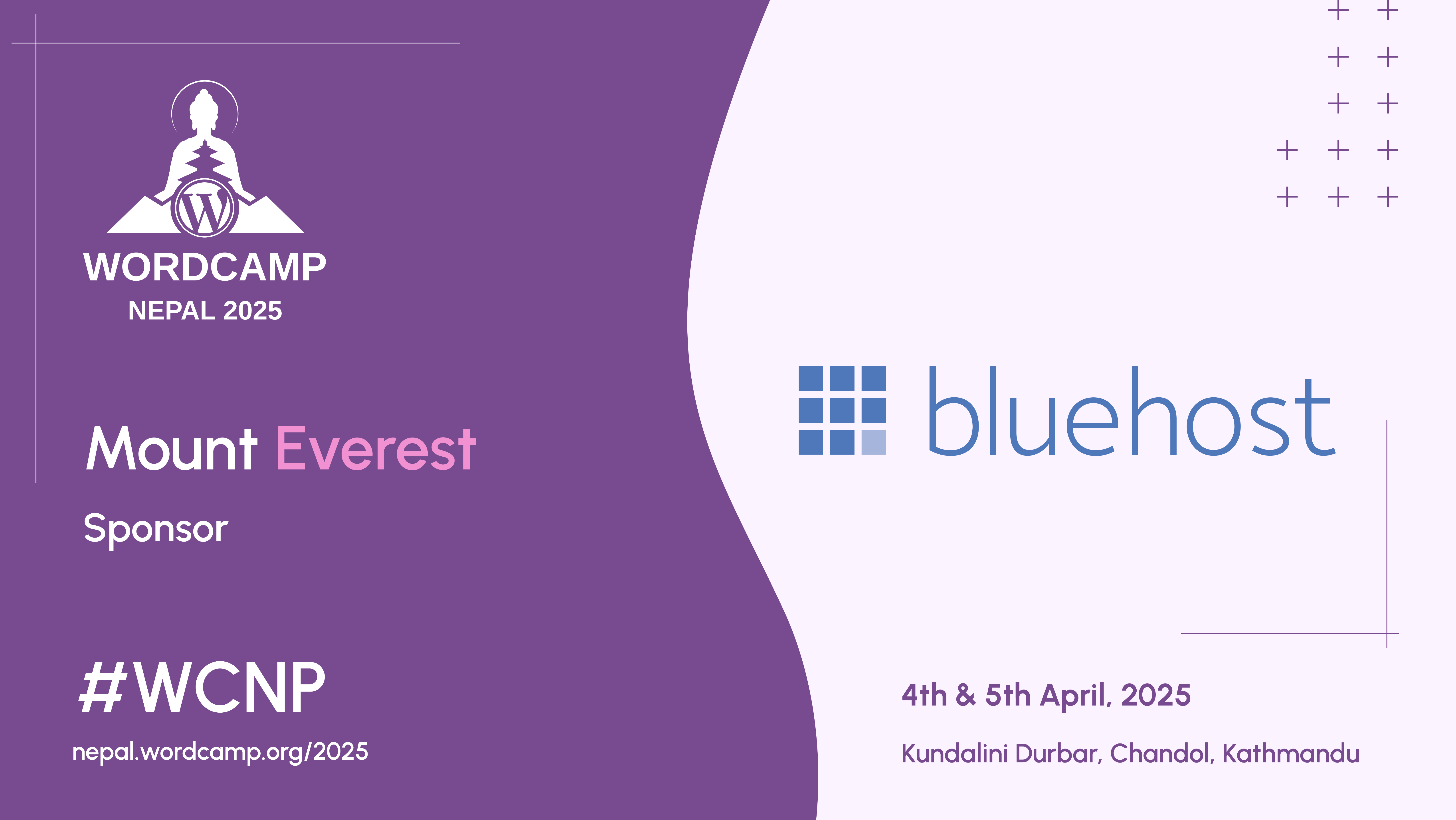 Thank You, Bluehost – Our Mt. Everest Sponsor!