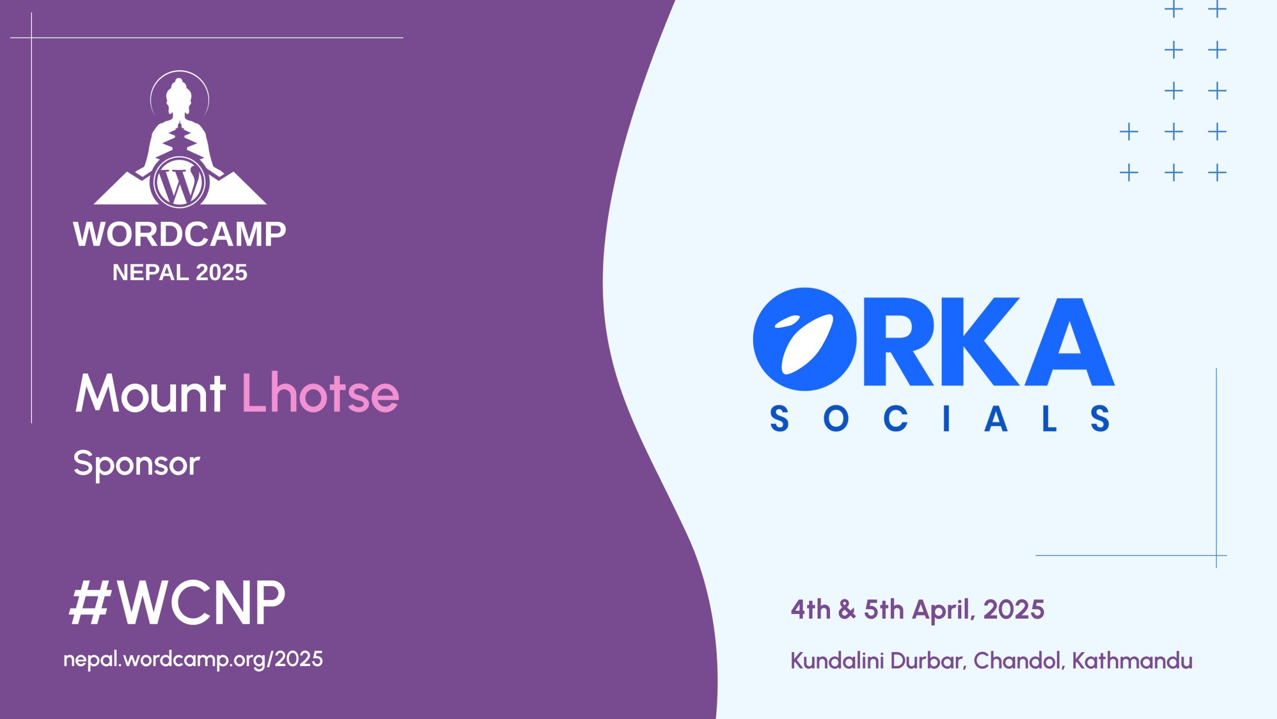 Thank You, Orka Socials – Mount Lhotse Sponsor!