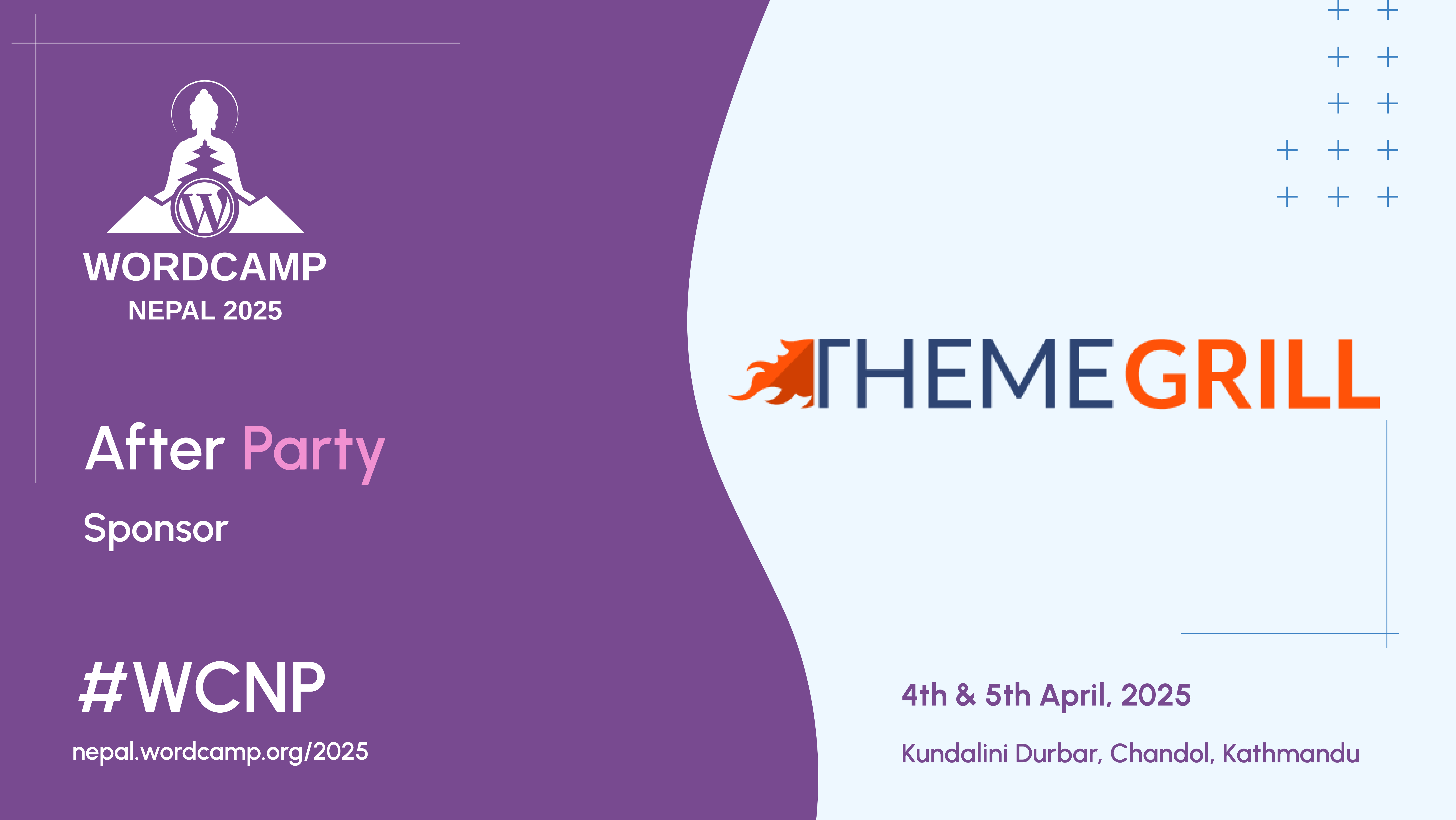 ThemeGrill Joins as an After-Party Sponsor for WordCamp Nepal 2025!