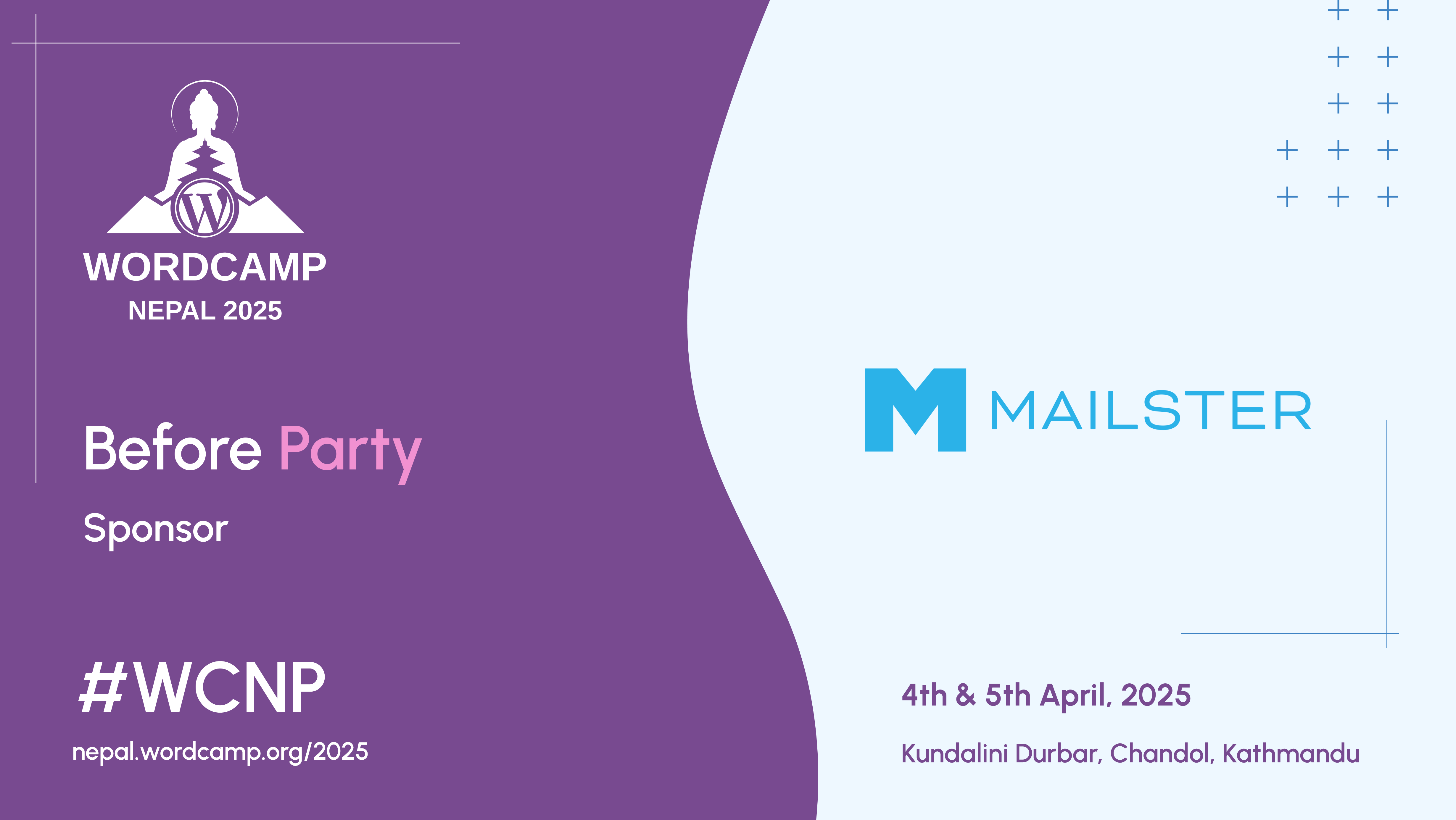 Thank You, Mailster – Our Before Party Sponsor!