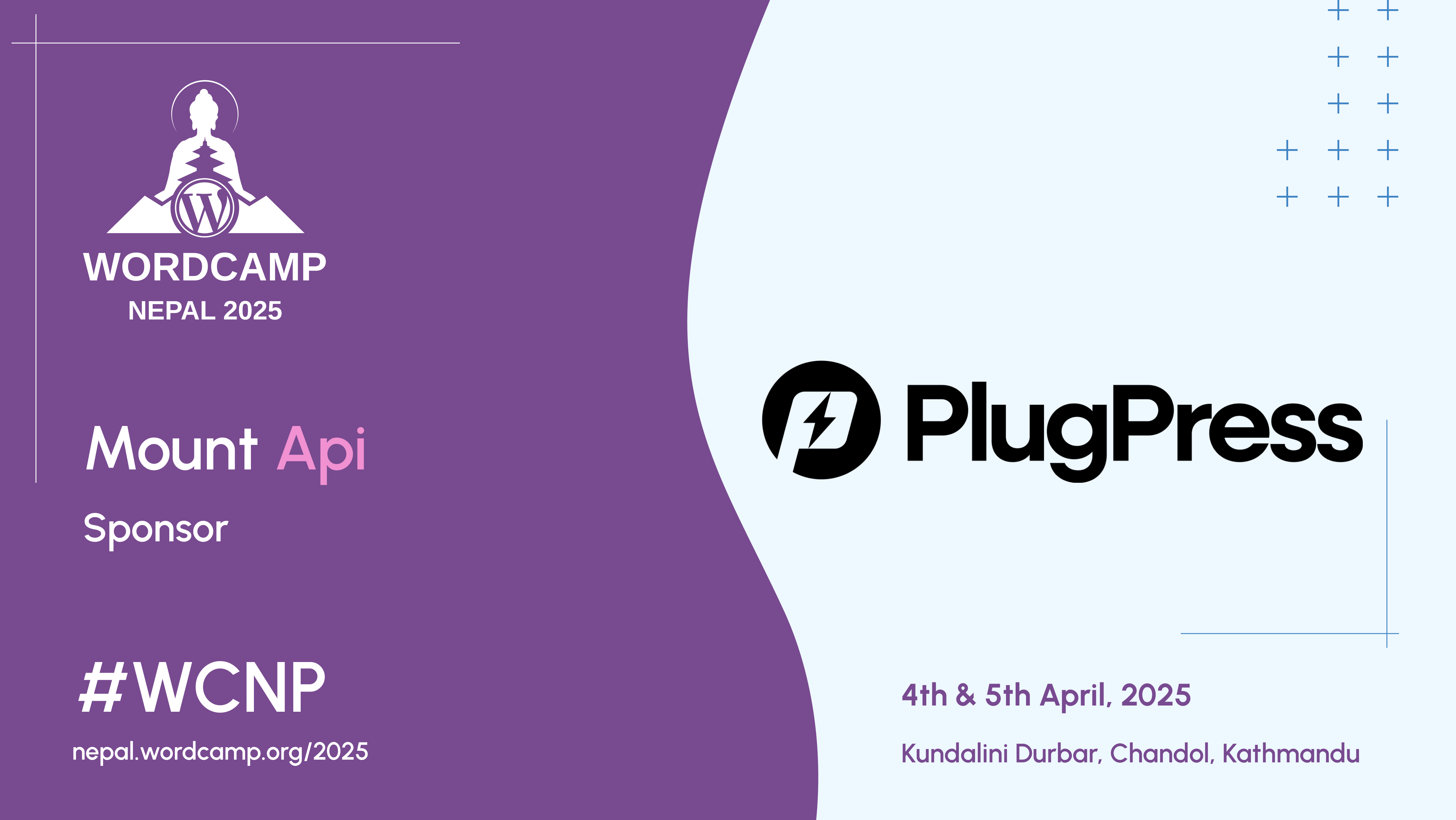 PlugPress Joins WordCamp Nepal 2025 as a Mount Api Sponsor!