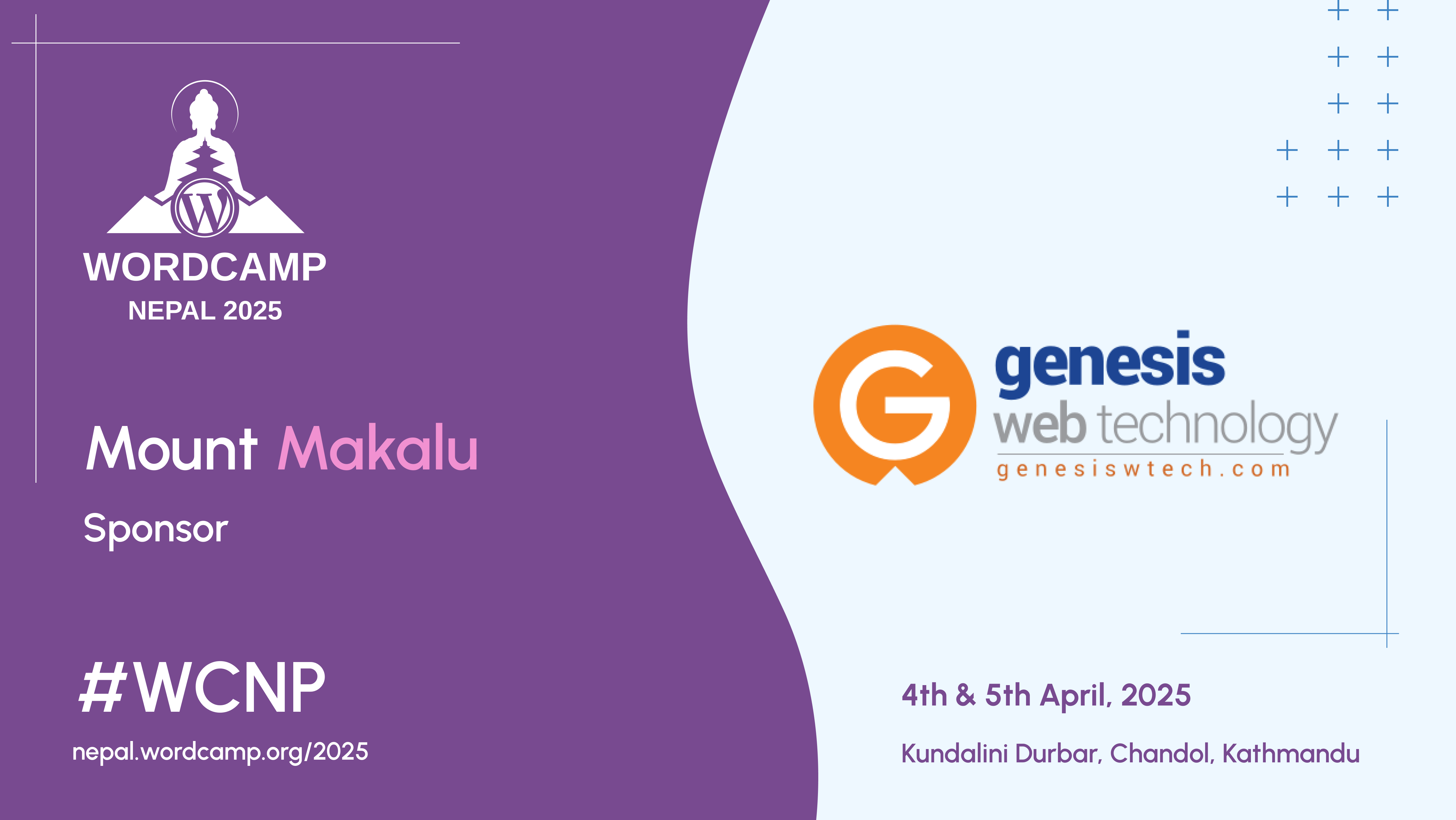 Welcoming Genesis Web Technology as Our Mt. Makalu Sponsor!