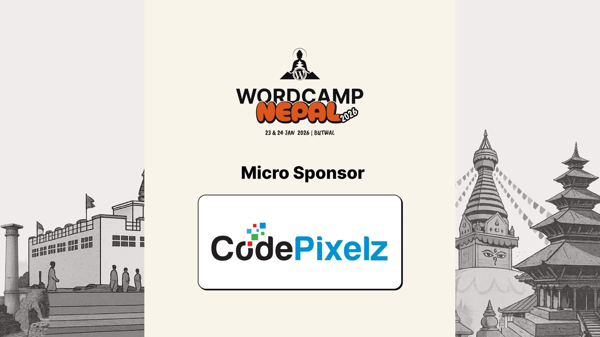 Thank You, Code Pixelz Media: Our Micro Sponsor!