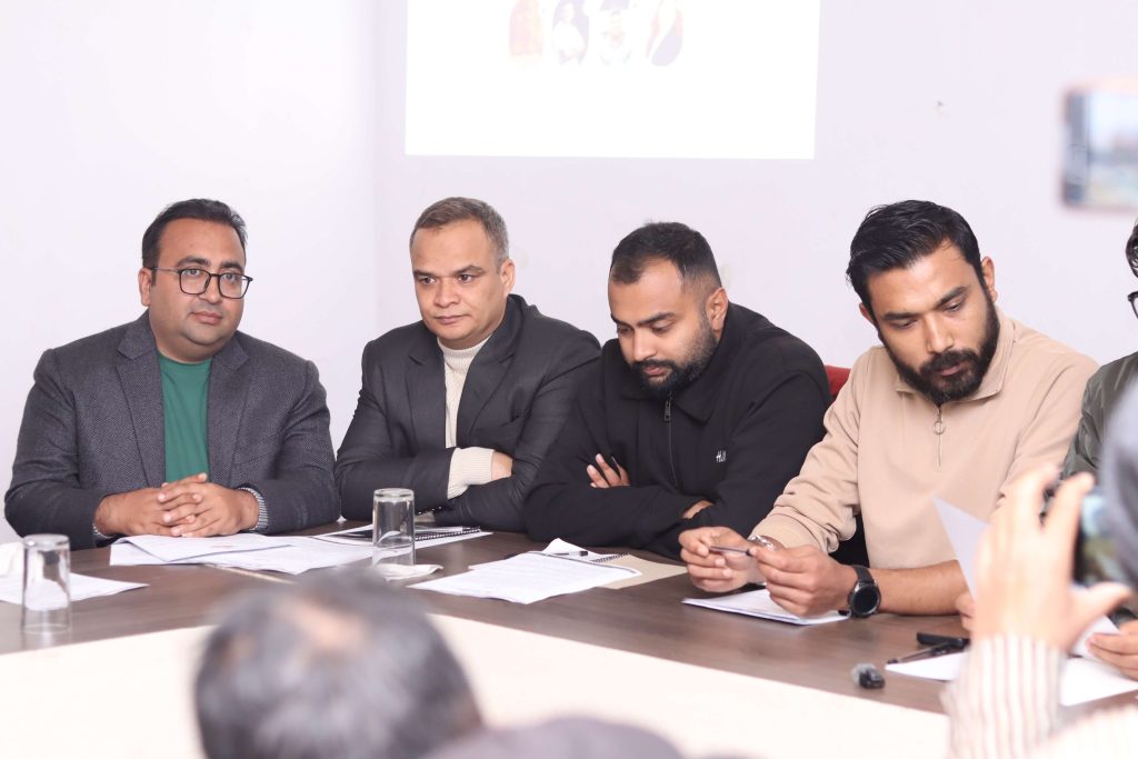 Media representatives present at the WordCamp Nepal 2026 press briefing