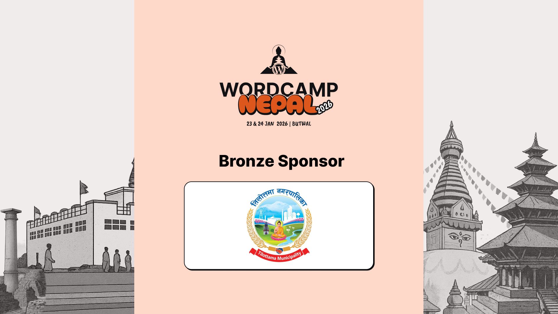 Thank You, Tilottama Municipality: Our Bronze Sponsor!